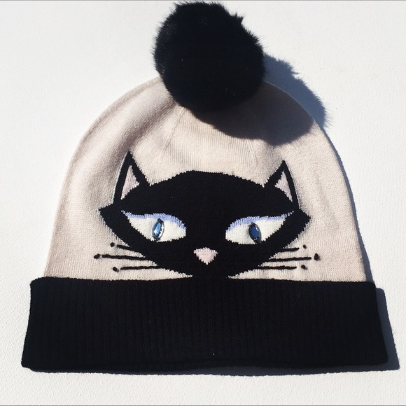Kate Spade Cool Cat Beanie 